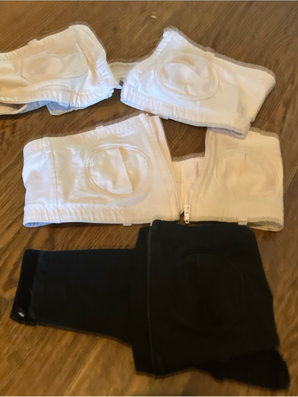 Lot Of 3  Simple Wishes Hands Free Breast Pump Bra Size XS-L Nursing No Straps